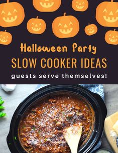 halloween party slow cooker ideas