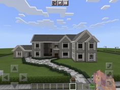 an image of a house in minecraft