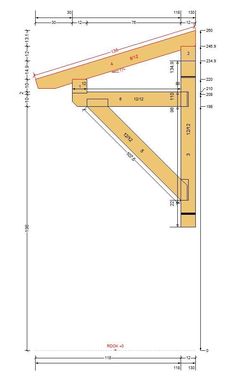 a wooden table with measurements for the top and bottom section, as well as an additional height