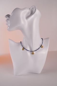 Introducing our beautiful Natural Lapis Lazuli Gemstone Necklace with three antique gold finish circle spiral pendants . Perfect for everyday wear! This dainty and delicate necklace is great for layering with your jewelry, creating a unique and stylish look. The minimalist, everyday necklace makes it versatile for any outfit . One of a kind Unique gift for women . September and December Birthstone Necklace Adjustable Necklace: 16 inches plus 2 inch gold plated extension chain Dimensions & featur September Birthstone Necklace, Triple Spiral, December Birthstone Necklace, Natural Gemstone Necklace, Lapis Lazuli Necklace, Unique Gifts For Women, Everyday Necklace, September Birthstone, Unique Gifts For Her