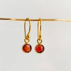 Add some subtle but noticeable color to your everyday look with these exquisite Bezel Gemstone Drop Earrings! Featuring petite faceted gemstones bezel-set and suspended from gold-filled ear wires, you can find the perfect birthstone for you or someone special in the twelve birthstones of the year. An ideal personalized gift for any occasion! -- bezel charm: 6mm French hook ear wires 14k gold filled Emerald Drop Earrings, Emerald Earrings Drop, Gemstone Drop Earrings, Green Onyx, Gold Drop Earrings, Faceted Gemstones, Love Gifts, Pure Silver, Jewelry Care