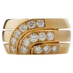 Check out this item from 1stdibs! Cartier Paris 18K Gold and Diamond Ring: https://www.1stdibs.com/id-j_21970322 Classic Cartier Diamond Ring With Pave Setting, Classic Cartier Diamond Ring In Yellow Gold, Classic Cartier Gold Diamond Ring, Cartier Yellow Gold Diamond Ring With Brilliant Cut, Cartier Yellow Gold Diamond Ring With Accents, Cartier Diamond Ring With Round Band, Cartier Gold Ring With Single Cut Diamonds, Cartier Gold Round Cut Diamond Ring, Cartier Gold Diamond Ring With Round Cut