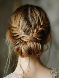 Elegant Braided Bun Hairstyles for Every Occasion Bride Bun Hairstyles, Low Bun With Braids, Bun Looks, Bride Bun, Side Braid With Bun, Braided Buns, Occasion Hair, Blonde Box Braids, Bridal Bun