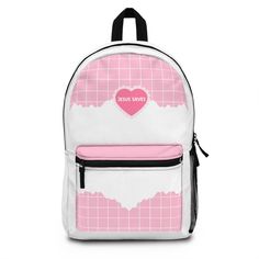 Jesus Backpack | Christian Backpack | Pink and White Backpack | Faith Backpack | God Backpack | Cute School Backpacks | Cute Backpacks | Trendy School Backpack | Heart Backpack | Minimalist Backpack | Sweet Style Bag | Retro Style Backpack | Aesthetic Backpack | Women Backpack | Stylish Backpack | Chic Backpacks For Work | Inspirational Backpack | Unique Christian Bags | Laptop Backpack | Laptop Bag | Notebook Backpack  🌸 Stylish and Inspirational: This beautiful backpack features a sweet pink and white color theme, adorned with a cute heart and the uplifting bible message "Jesus Saves." Perfect for anyone who wants to carry their faith with them wherever they go. 🎁 Perfect Gift: Looking for a meaningful gift for a loved one? This Christian backpack is an ideal choice for birthdays, holi Playful Pink Cheap Backpack, Cheap Playful Pink Backpack, Cheap Customizable Pink Backpack, Pink Backpack Aesthetic, Christian Bags, Cute School Backpacks, Backpack Minimalist, Heart Backpack, Backpack Aesthetic