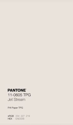 the pantone 11 - 10805 tpg jet stream is shown