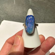 A Beautiful, One Of A Kind, Jamie Joseph Opal Ring. Size - 7.75 14k Gold Bezel On Sterling Silver Band. Just Had It Checked And Resized By Jamie Joseph - In Like New Condition! Jamie Joseph Jewelry, Ring Color, Opal Ring, Sterling Silver Bands, Beautiful One, Opal Rings, Womens Jewelry Rings, Silver Band, Opal