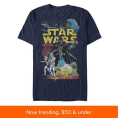 the star wars t - shirt is on sale for $ 50 and under