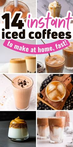 These instant coffee iced coffee recipes prove you don't need an expensive coffee machine to make great coffee at home. From simple instant iced coffee drinks to instant coffee smoothies and frappuccinos, you'll find easy iced coffee recipes with instant coffee that taste delicious. If you want to know how to make coffee with instant coffee that tastes great too, try one of these DIY instant iced coffee recipes | How to make coffee Ice Coffee Recipe With Instant Coffee, Instant Coffee Frappuccino, Starbucks Instant Coffee Recipes, Instant Coffee Recipes Iced, Recipes With Instant Coffee, Instant Espresso Recipes, Instant Coffee Iced Coffee Recipe, Nescafe Iced Coffee Recipe, Chia Tea Recipe