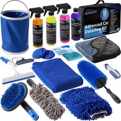 the ultimate car detailing kit includes cleaning supplies