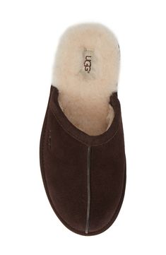 This versatile suede slipper is lined with both genuine shearling and UGGpure, a textile made from wool and lyocell that feels and wears like shearling. Slight dye transfer may occur with darker colors during first few wears Leather upper/genuine-shearling (Australia) and UGGpure (60% wool, 40% lyocell) backed with recycled polyester lining/synthetic sole Shearling may be sourced from Australia, Ireland, Spain, the UK or the USA. See packaging for confirmed country of origin Imported Lipstick Selfie, Beach Business, Suede Slippers, Espresso Brown, Mens Uggs, Urban Outfits, Mens Slippers, Slide Slipper, Dark Colors