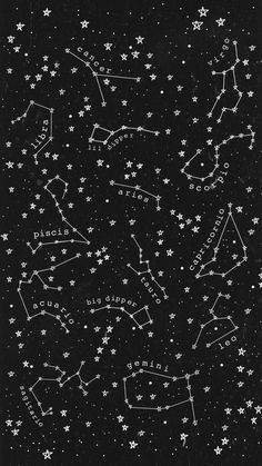 the stars in the sky are drawn with chalk on black paper, and it looks like they