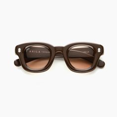 BROWN ACETATE / BROWN LENS / SILVER HARDWARE DESCRIPTION Our Inflated series reimagines classic AKILA frames using extra-thick cellulose acetate and a rounded finish to create “blown up” avant-garde silhouettes inspired by Austrian artist Erwin Wurm’s Fat Car sculptures. FEATURES Eco-conscious acetate frame Durable 7-b Inflated Sunglasses, Erwin Wurm, Barrel Hinges, Brown Lens, Prescription Eyewear, Instagram Tags, Cellulose Acetate, Eyewear Brand, Metal Plaque