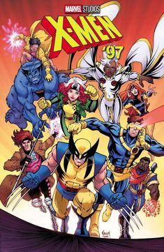 the cover to x - men vol 9, which is featured in an image with many characters