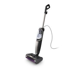 an upright vacuum is shown on a white background