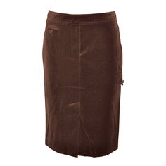 Brown Velvet Skirt, Velvet Pencil Skirt, Skirts Brown, Brown Pencil Skirt, Skirt Pencil, Zipper Skirt, Brown Velvet, Velvet Skirt, Rive Gauche