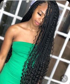 Braids Styling, Knotless Box Braids, Braids Hairstyles For Black Women, Jumbo Box Braids, Girl Braided Hairstyles, Goddess Braids Hairstyles, African Hair Braiding Styles, Box Braids Hairstyles For Black Women, Braids Hairstyles Pictures