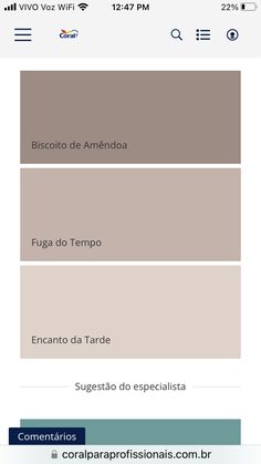 the color scheme for different shades of grey and brown