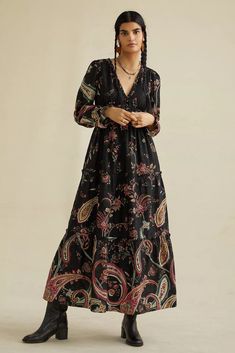 Anthropology Dresses, Maxi Long Dress, Anthropologie Uk, Paisley Maxi Dress, Embroidered Maxi Dress, Silk Maxi Dress, Ruffled Maxi Dress, Midi Maxi Dress, Tube Dress