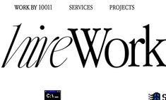 an image of the word fine work on a white background with black letters and numbers