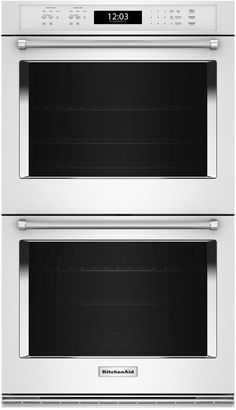 two built in ovens side by side