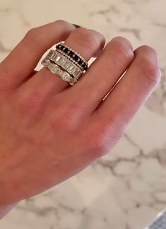 10 Year Anniversary Ring, Diamond Stacking Rings, Diamond Jewel, Casual Jewelry, Ring Stack, Stacked Jewelry, Jewelry Lookbook, Girly Jewelry, Diamond Jewellery