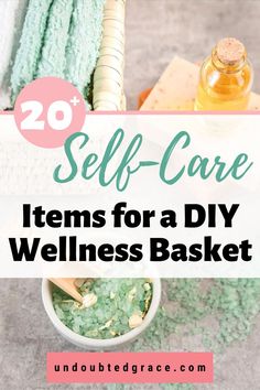 Diy Relaxation Kit, Self Care Quotes Life, Self Care Aesthetic Ideas, Diy Spa Kit, Checklist Self Care, Diy Wellness, Self Care Aesthetic, Care Basket, Self Care Checklist