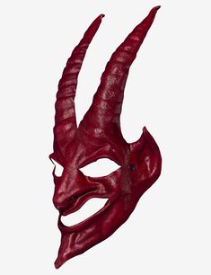 Red Devil leather mask with laces to be worn, handcrafted in our Workshops in Italy. Made and decorated by hand, it maintains an elasticity that guarantees excellent long-lasting wearability suitable for performances such as theatre, acting, dance, etc. 50x25x20 cm Red Fantasy Masks And Prosthetics For Halloween, Red Halloween Masks And Prosthetics For Festival, Red Costume Masks For Festivals, Red Fantasy Masks And Prosthetics For Costumes, Fantasy Red Masks And Prosthetics For Costume Events, Fantasy Red Masks And Prosthetics For Costumes, Red Masks And Prosthetics For Costume Festivals, Red Masks And Prosthetics For Festivals, Red Masks And Prosthetics For Carnival Festival