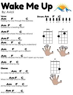 the guitar chords for wake me up