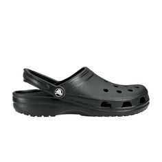 Find CROCS Classic Clog on Editorialist. Classic Clog 'Black' Classic Crocs, Gift Guide For Men, Streetwear Accessories, Crocs Classic Clogs, Black 13, Best Gifts For Men, Slides Shoes, Sports Gifts, Strap Heels