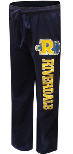 WebUndies.com Riverdale High Logo Lounge Pants Men's Loungewear, Union Suit, Mens Loungewear, Hi Low Dresses, Navy Blue Background, Mens Boxers, Pants Large, Athletic Outfits, Lounge Pants