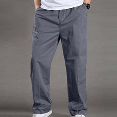 Selling Point 1. Design: Pocket Specifications Gender:Men's,Pants Type:Trousers,Casual Pants,Style:Fashion,Sports,Classic,Occasion:Streetwear,Going out,Daily,Holiday,Fabric:95%Cotton 5%Polyester,Design:Straight Leg,Pocket,Waistline:Mid Waist,Elasticity:Micro-elastic,Pattern:Solid Color,Season:Spring & Fall,Function:Comfort,Warm,Fit Type:Regular Fit,Fly Type:Button,Zipper, Photos Size Chart Centimeters Size Fit US Size Fit UK Size Fit EU Size Waist Length Hips M 28 28 38 70-76 102 110 L 30 30 40 Casual Non-stretch Cotton Work Pants, Non-stretch Cotton Casual Work Pants, Gray Straight Leg Bottoms For Leisure, Casual Gray Bottoms Solid Color, Leisure Gray Straight Leg Pants, Gray Casual Straight Leg Work Pants, Casual Non-stretch Work Trousers, Casual Non-stretch Trousers Work Pants, Gray Straight Leg Pants For Leisure