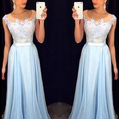 A-line Sleeveless Sheer Neck Applique Chiffon Sweep Train Dresses - Dorris Wedding Sleeveless Chiffon Dress For Banquet, Sleeveless Chiffon Dress For Spring Banquet, Spring Sleeveless Chiffon Dress For Banquet, Sleeveless Chiffon Evening Dress For Prom Season, Sleeveless Evening Chiffon Dress For Prom Season, Sleeveless Evening Chiffon Dress For Prom, Sleeveless Summer Evening Dress For Homecoming, Sleeveless Chiffon Dress With Sheer Bodice, Elegant Sleeveless Chiffon Homecoming Dress