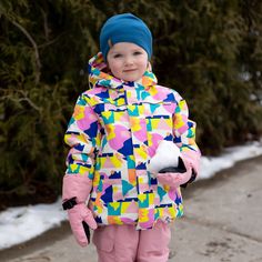 Embrace snowy days with Jan & Jul's Kids Insulated Snow Jacket!     100% Waterproof: Waterproof rating of 10,000mm  Recycled Fabric: Made with 100% recycled polyester, bluesign® and Oeko-Tex® certified  Insulated: Rated -30°C / -22°F with vegan insulation  Breathable: Active fabric breathability rating of 5000g/m2/24h  Thoughtful Design: Adjustable hem, powder skirt, and convenient zippered pockets  Easy Care: Machine washable, tumble dry low   Back to Kids Ski Jacket | See more Snow Wear Playful Winter Outerwear For Outdoor, Playful Winter Outerwear For Outdoor Activities, Playful Waterproof Outerwear For Winter, Playful Waterproof Winter Outerwear, Winter Coat Snow, Puffy Winter Coat, Swimwear 2024, Snow Wear, Kids Skis