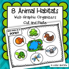 an animal habitat worksheet for kids