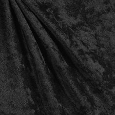 a black velvet fabric that has been dyed with dark grey dye and is very soft