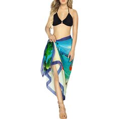 LA LEELA proudly present you, this adorable collection of stylish swimwear beach bikini cover up sarongs with solid and vibrant colors. this swim/bath accessory designed according to the latest trends with absolute perfection which will increase and beautify your wardrobe needs, versatility of this beach season high demand multi tasking piece twists and wraps in multitude of ways. Embrace the beach with LA LEELA Sarongs Cover-Ups—where style meets sun safety for your most confident cover-up Clot Cover Up Swimwear, Blue Flamingo, Sun Safety, High Waisted Swim Bottoms, Sarong Skirt, Swimsuit Sale, Beach Wrap, Swimwear Beach, High Waisted Swim