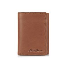 Carry your cards and cash in style with this men's leather wallet from Eddie Bauer. Carry your cards and cash in style with this men's leather wallet from Eddie Bauer. Dimensions: 3.25 in. x 4.5 in. x 0.5 in. Embossed logo designFABRIC & CARE Leather Spot clean Imported Size: One Size. Color: Brown. Gender: male. Age Group: adult. Leather Trifold Card Holder, Classic Trifold Wallet With Smooth Grain, Brown Trifold Wallet With Coin Pocket, Brown Trifold Wallet With Rfid Blocking, Brown Trifold Wallet With Card Slots, Leather Trifold Wallet For Business, Classic Brown Trifold Wallet, Brown Trifold Card Holder, Leather Trifold Wallet With Card Slots