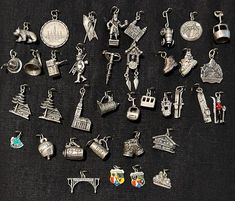 Vintage European Travel Charms NEW Charms & PHOTOS as of July 27, 2024 Each charm sold Separately.  Go to the Variations to choose your Charm.  Prices are in the Variations...between $12.00 to $17.00 dollars.  If Charms are Xed out...they are sold. - As these charms are Vintage, I only have 1 of each style. What you see in the photos is what I have.  - These are vintage, previously owned charms. Therefore, light wear can be expected.  - First photo is all the Charms - All Next photos are Close Ups - Austria - Germany - Switzerland - Liechtenstein  - Luxembourg  - If there are multiples of the same charm I will send you closer photos to choose from.  - If you need Closer looks - No worries I can take more Photos just for you. Just Message me.  - Most European Charms are made in 835 or 800 S Vintage Dangling Charms At Affordable Price, Vintage Germany, Travel Charms, Vintage European, New Charmed, Christmas Charms, European Vintage, European Travel, Luxembourg