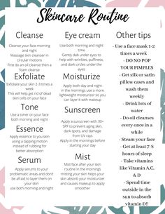 Basic Facial Steps Esthetician, Face Routine Order, Face Routine, Face Skin Care Routine, Skin Care Routine Order, Skin Advice, Face Care Routine