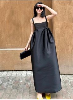 Audrey Dress, Strapless Evening Dress, Cami Midi Dress, 파티 드레스, Hepburn Style, Womens Cami, Black Evening Dresses, Korean Dress, Midi Dress Summer