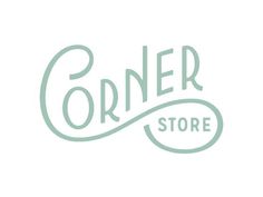 the corner store logo on a white background