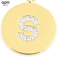 - Beautiful Gold Plated Sterling Silver Adjustable "S" Initial Necklace From Apm Monaco. - Micropaved White Zirconia Stones - New And Still In Protective Wrapping. - Can We Worn Long, Layered Or As A Choker, From 16.5" - 24.6" - This Does Not Have A Tag On It But Is Marked As "New With Tags" Because It Has Protective Wrap Around The Charm, Proof It Has Never Been Worn And Is In New Condition S Initial, Apm Monaco, We Wear, Gold Plated Sterling Silver, Initial Necklace, Wrap Around, Monaco, Womens Jewelry Necklace, Choker