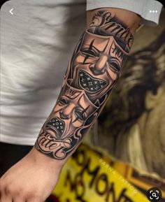 Inner Forearm Tattoo Design, Laugh Now Cry Later Sleeve, For Arm Tattoo For Men, Chicano Sleeve Tattoo, Chicana Tattoo Design, Men's Forearm Tattoos, Chicano Tattoo Design, Swallow Tattoo Meaning, Playboy Tattoo