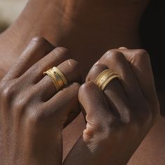 Believe in your soul that you are blessed; you are supported by the Universe. This 18KT gold plate spinning ring is engraved with the mantra: I Am Blessed. Delicate beading at the top and bottom of the spinning ring calls to mind a mandala design. Wear this stacked-look ring to manifest blessings in your life, or to ignite gratitude on your journey to truth. Ring width - 10mm 18k gold plate over brass Made in Thailand One year warranty RG081-Z6 RG081-Z7 RG081-Z8 Gold Spiritual Stackable Toe Rings, Spiritual Engraved Promise Ring, Spiritual Promise Engraved Ring, Spiritual Yellow Gold Engraved Brass Ring, Spiritual Gold Etched Rings, Spiritual Yellow Gold Engraved Ring In Brass, Spiritual Engraved Yellow Gold Ring In Brass, Spiritual Etched Gold Rings, Adjustable Gold Engraved Spiritual Ring