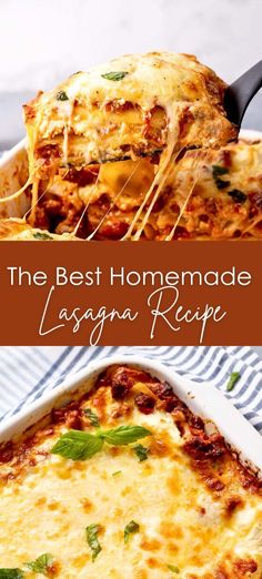 the best homemade lasagna recipe ever