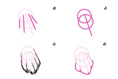 how to draw an umbrella step by step