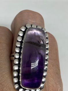 Vintage Boho Purple Amethyst Cocktail Ring Size 8
https://www.etsy.com/listing/974756805/vintage-boho-purple-amethyst-cocktail Rectangular Amethyst Ring For Gift, Classic Amethyst Ring With Rectangular Stone, Classic Amethyst Ring With Rectangular Stone For Gift, Amethyst Rings With Rectangular Stone For Gifts, Purple Rectangular Ring Gift, Sterling Silver Amethyst Ring Gift, Rectangular Silver Amethyst Gemstone Ring, Rectangular Silver Amethyst Ring In Sterling Silver, Rectangular Amethyst Ring In Sterling Silver For Gift