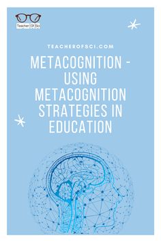 a book cover with the title metacognition using metagonics in education