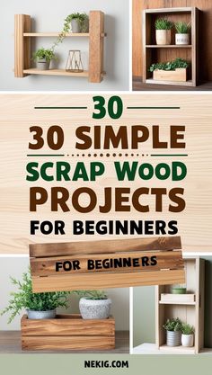 30 simple scrap wood projects for beginners