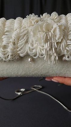 Pearl Beaded Bag, Bag For Wedding, Beaded Clutch Purse, Bridal Handbags, Wedding Bags, Bridal Clutch, Gift Ribbon, Beaded Wedding, Beaded Bag